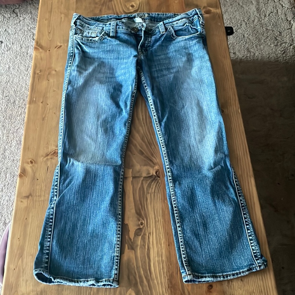 Silver jeans